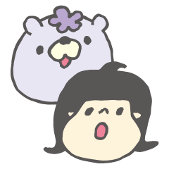 [LINEスタンプ] ぴょこちゃんとくまちゃんのスタンプ