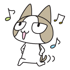 [LINEスタンプ] はちわれ猫のナナニャン