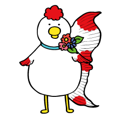 [LINEスタンプ] 金魚鳥さんの画像（メイン）