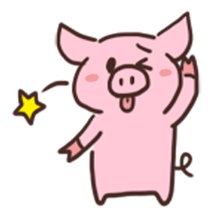 [LINEスタンプ] こぶたちゃんのスタンプの画像（メイン）