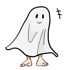 [LINEスタンプ] おばけになるぞ！