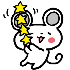 [LINEスタンプ] ゆるネズミ