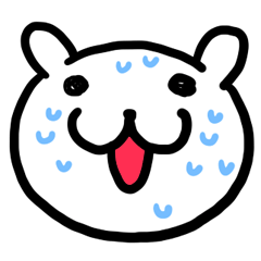 [LINEスタンプ] うさぎの基本セットの画像（メイン）