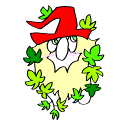 [LINEスタンプ] 300 gnome gnome with herbs and plants