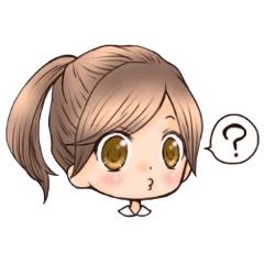 [LINEスタンプ] 女の子のスタンプ。の画像（メイン）