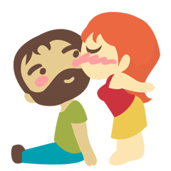 [LINEスタンプ] Long Distance Relationships