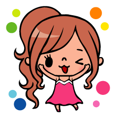 [LINEスタンプ] スーパーギャル ちなつちゃんの画像（メイン）