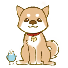 [LINEスタンプ] 柴犬ねねのゆるい一日の画像（メイン）