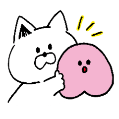 [LINEスタンプ] ニャンコとノドボーイ