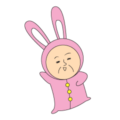 [LINEスタンプ] 兎おやじの画像（メイン）