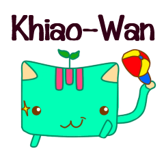 [LINEスタンプ] Green Curry Cat (Khiao-Wan)の画像（メイン）