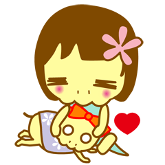 [LINEスタンプ] がいこつ女子の画像（メイン）