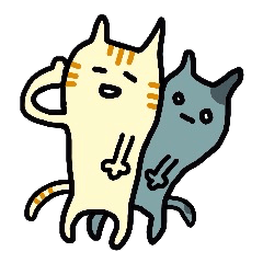 [LINEスタンプ] ですますねこ