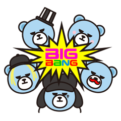 [LINEスタンプ] KRUNK  x  BIGBANGの画像（メイン）