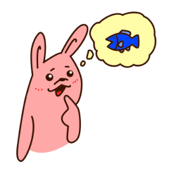 [LINEスタンプ] 釣り好きうさぎ・ゆっきの画像（メイン）