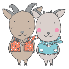 [LINEスタンプ] Billy ＆ Nanny