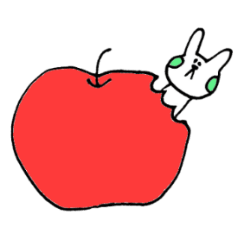 [LINEスタンプ] うさほほの日常の画像（メイン）