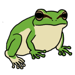 [LINEスタンプ] アマガエルくん