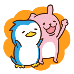 [LINEスタンプ] ウサペンの日常スタンプの画像（メイン）