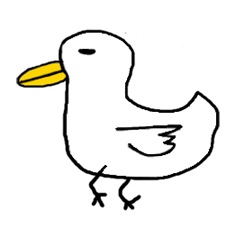 [LINEスタンプ] アヒルと多分日常で使う言葉達