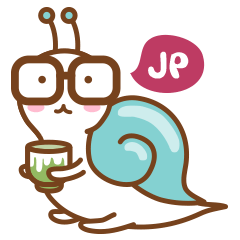 [LINEスタンプ] Snail like teen spirit (Japanese ver.)