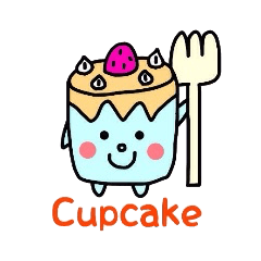 [LINEスタンプ] カップケーキ♫の画像（メイン）