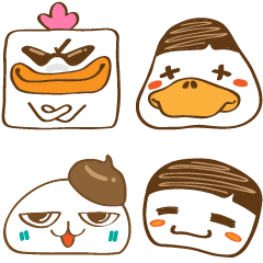 [LINEスタンプ] mochi world