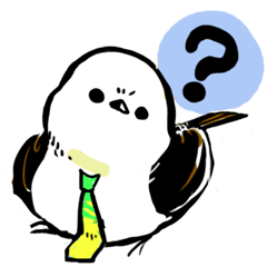 [LINEスタンプ] シマエナガ課長