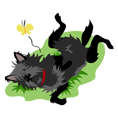 [LINEスタンプ] 雑種犬 ゴン太の画像（メイン）