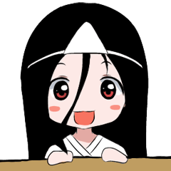 [LINEスタンプ] 箱入り幽霊少女