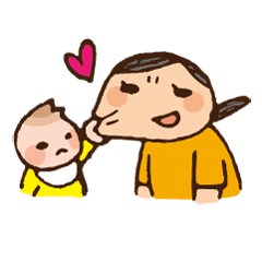 [LINEスタンプ] 母ちゃんはつらいよ。〜乳児編〜