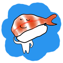 [LINEスタンプ] すしフレンズ、ときどき魚。