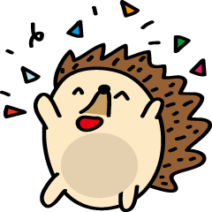 [LINEスタンプ] baby hedgehog