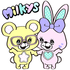 [LINEスタンプ] Milkys Vol.1の画像（メイン）