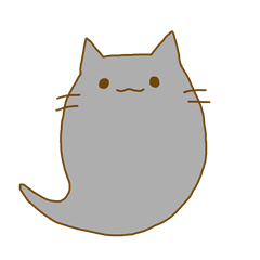 [LINEスタンプ] 黒猫おばけのたまちゃん