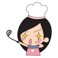 [LINEスタンプ] Little Chef (English)の画像（メイン）