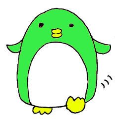 [LINEスタンプ] ペタペタ ペンギンの画像（メイン）