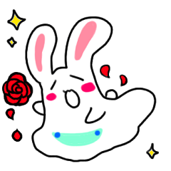 [LINEスタンプ] うさうさの喜怒哀楽の画像（メイン）