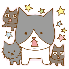 [LINEスタンプ] 猫絵日記の画像（メイン）