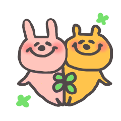 [LINEスタンプ] ♪Clover Friends♪の画像（メイン）