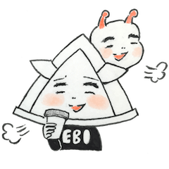 [LINEスタンプ] EBI ＆ KEMUSHI