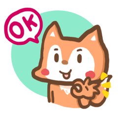 [LINEスタンプ] Little Fox Gang. (ENG)の画像（メイン）