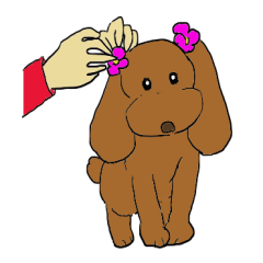 [LINEスタンプ] Puppy and Doggieの画像（メイン）