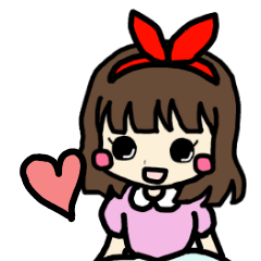 [LINEスタンプ] 少女の日常