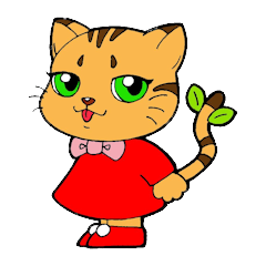 [LINEスタンプ] こねこのりんごちゃん