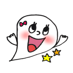 [LINEスタンプ] ごーすとちゃん。