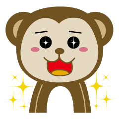 [LINEスタンプ] お猿のさるたん。
