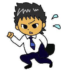 [LINEスタンプ] 働く男 ビジネスマン編