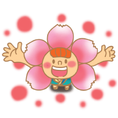 [LINEスタンプ] 花のことだま