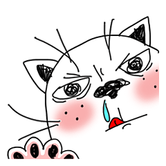 [LINEスタンプ] 猫 ぶさカワうざいネコ 返事あいづち受答え